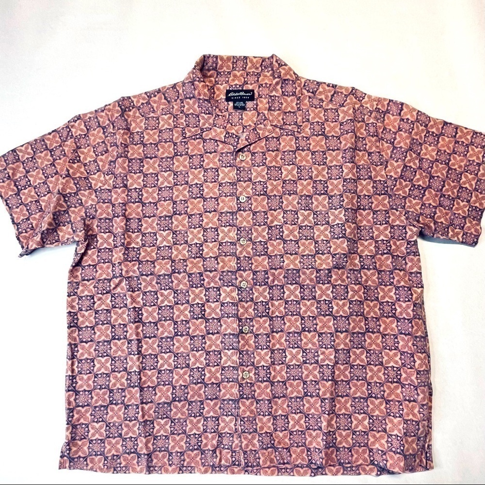 EDDIE BAUER size L CASUAL BUTTON DOWN